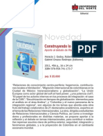 Construyendo Lo Global. Aporte Al Debate de Relaciones Internacionales