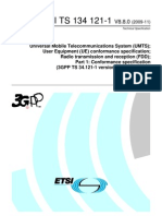 ETSI TS 134 121-1: Technical Specification