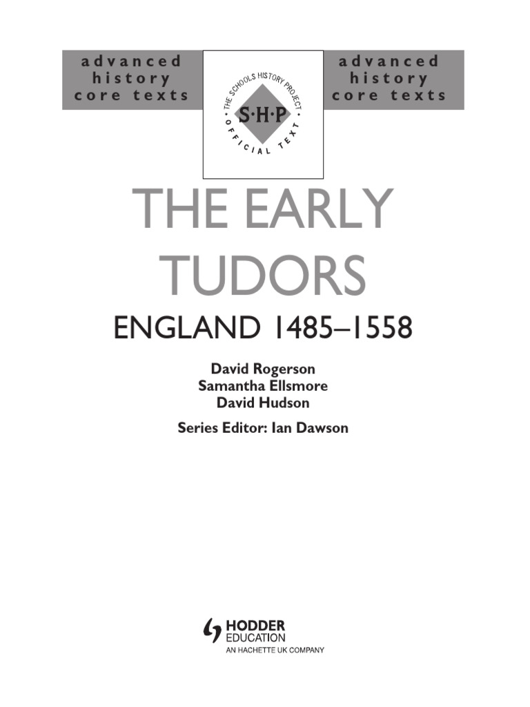 The Early Tudors: England 1485-1558 | PDF | House Of Tudor