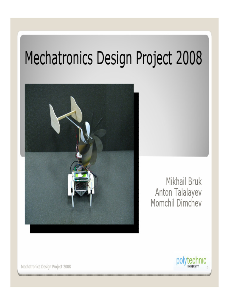 Autonomous Wind Measurement Robot | PDF | Mechatronics | Equipment