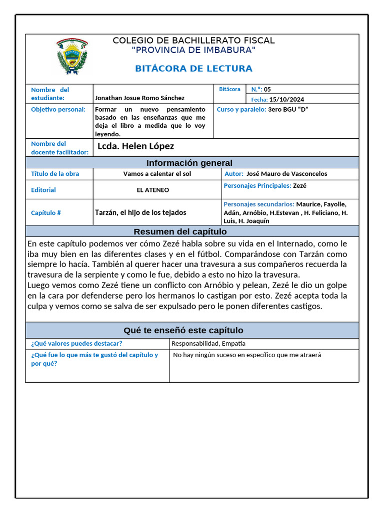 Bitácora 4. | PDF