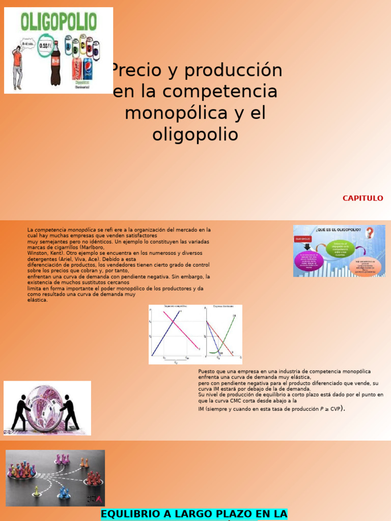 Competencia Monopólica y Oligopolio | PDF | Oligopolio | Monopolio