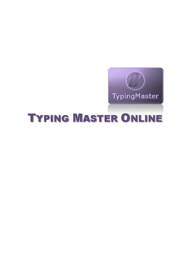 Typing Master Online User Guide | PDF | Internet Explorer | Password