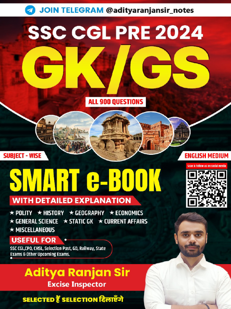 SSC CGL Tier-1 2024 Gk-Gs - Eng | PDF | Constitution | Separation Of Powers