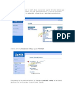 Configuracion Del Firewall Zyxel 660