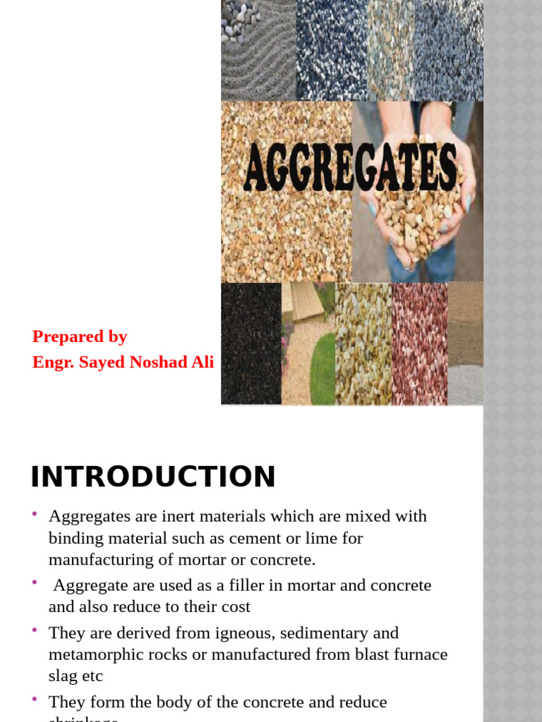 Aggregate F | PDF | Concrete | Construction Aggregate