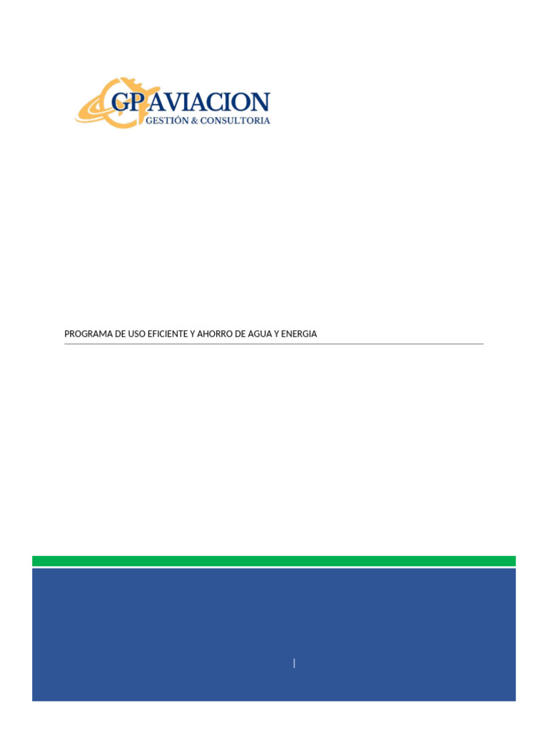 Programa de Ahorro de Energía y Agua | PDF | Uso eficiente de energía ...