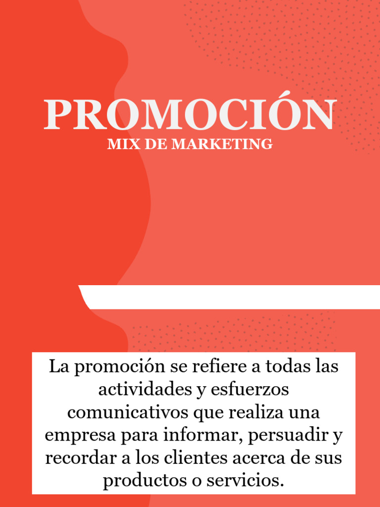 PROMOCION | PDF | Publicidad | Marketing
