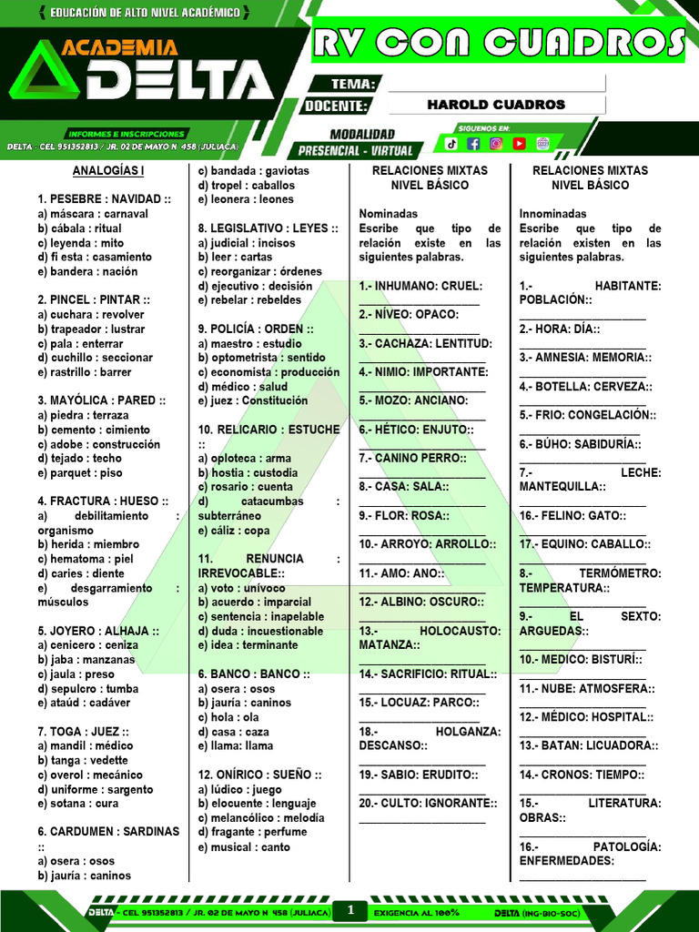 Delta - 21 Octubre - Lunes | PDF