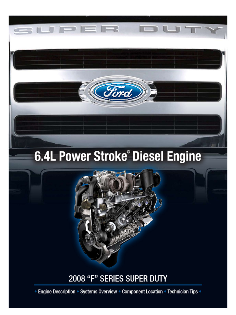 6.4L Power Stroke Diesel Engine Guide | PDF | Diesel Engine | Radiator