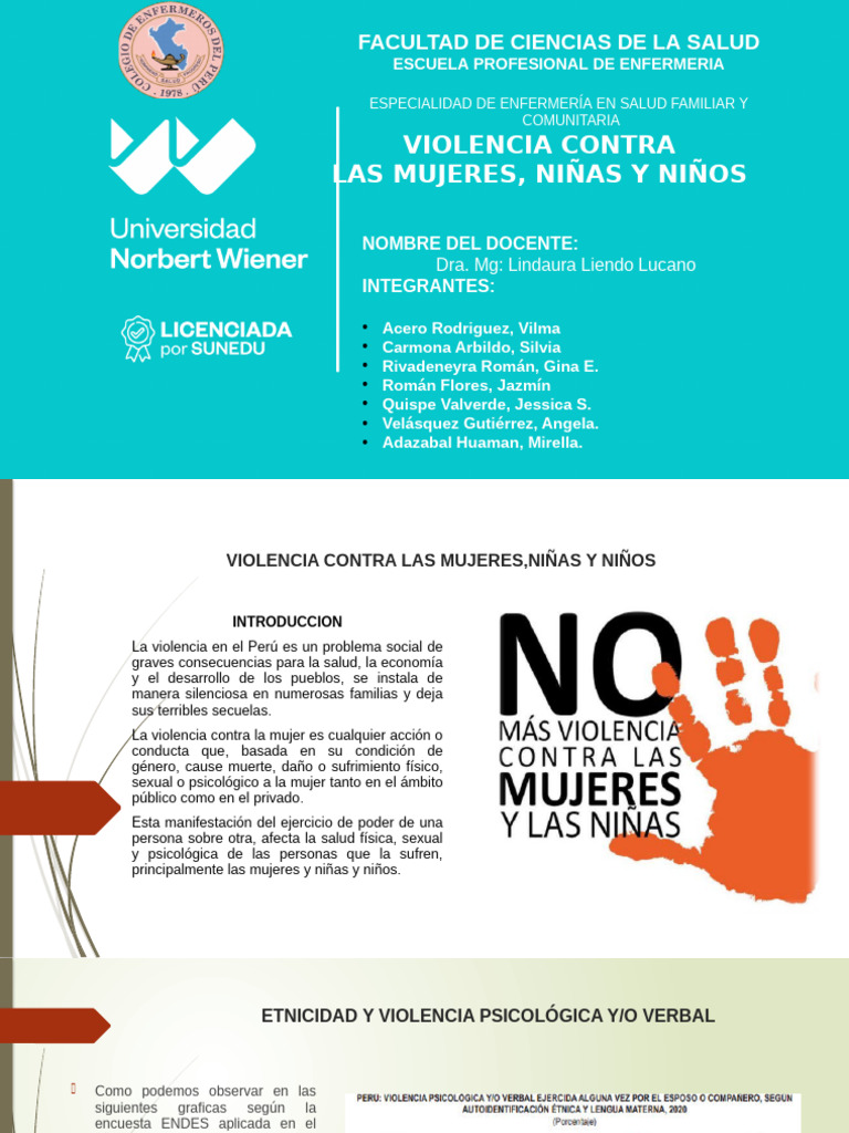 Violencia de Género y Étnica en Perú | PDF | Violencia | Sicología
