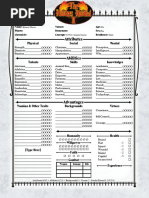 VTM V5 Predator Types: Merits & Flaws | PDF | Law