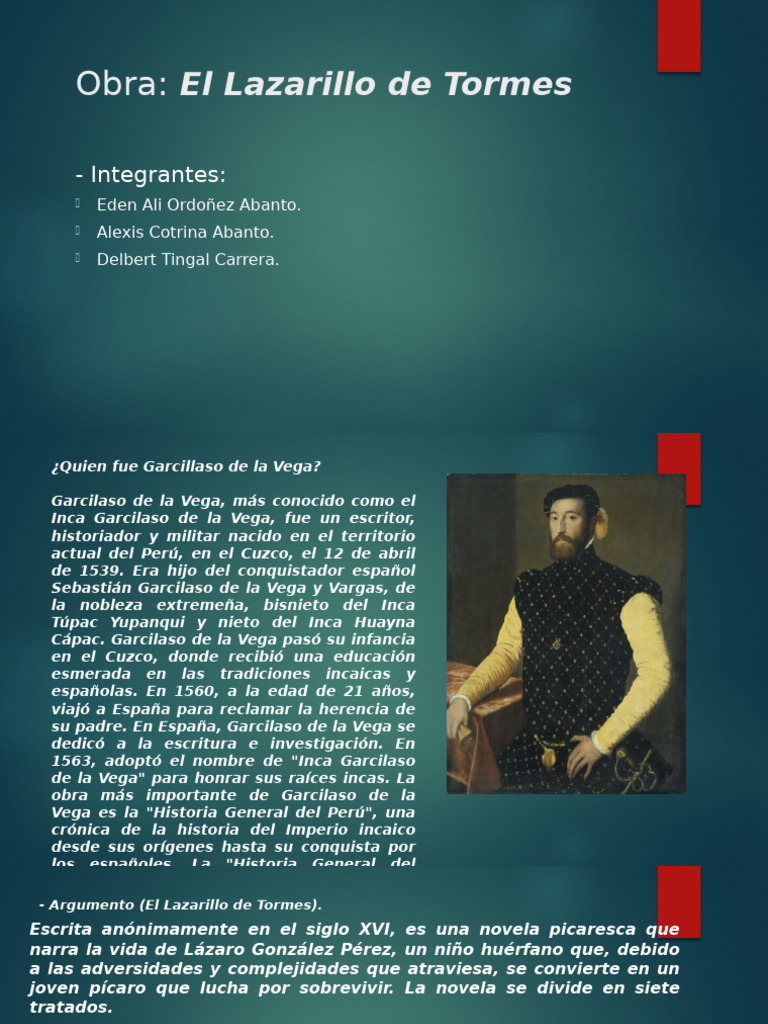 Personajes y Resumen de Lazarillo de Tormes | PDF | Clásicos