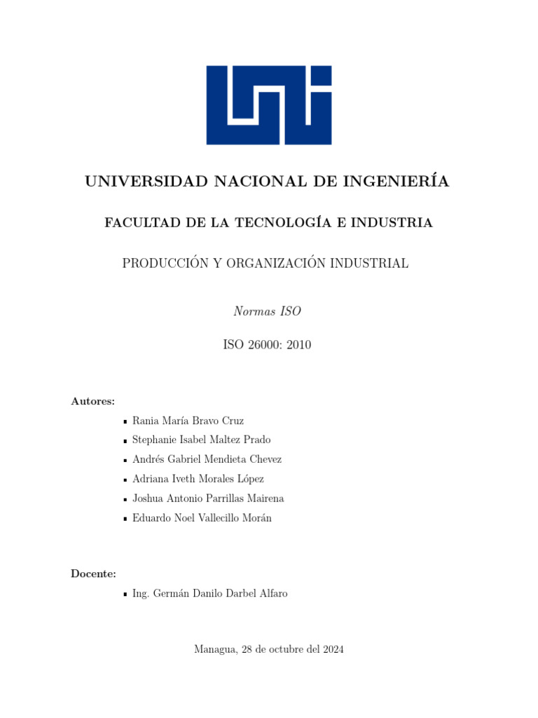 Guía de ISO 26000:2010 en Responsabilidad Social | PDF ...