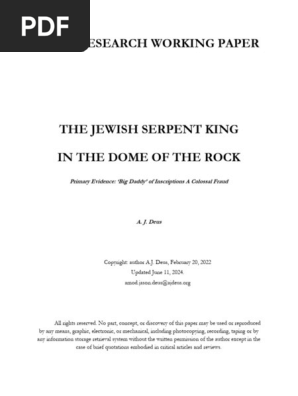 The Jewish Serpent King in the Dome of t