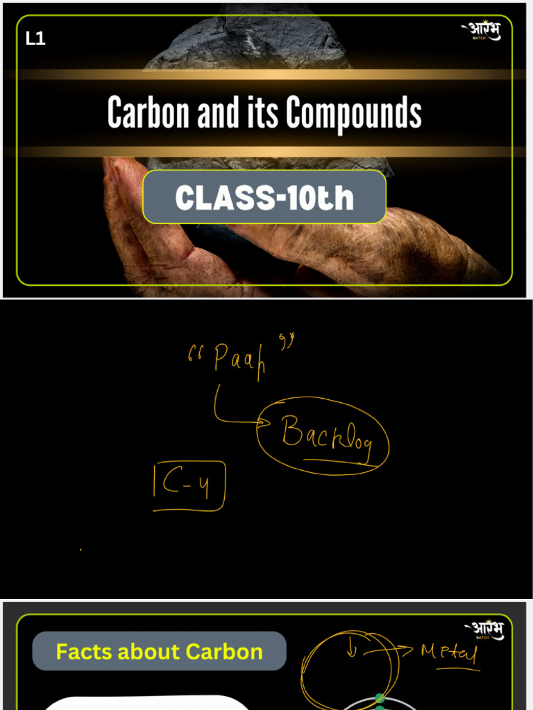 Carbon And Its Compounds 1 Pdf