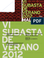 Catalogo VI Subasta de Verano Del MALI