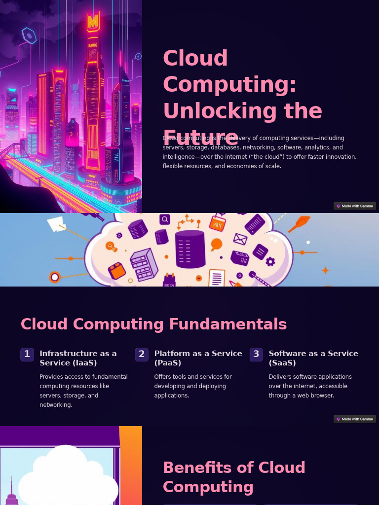 Cloud Computing Unlocking The Future | PDF | Technology & Engineering