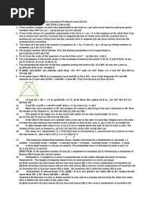 Coimbatore Sahodaya Pre-Board Exam (22-23)