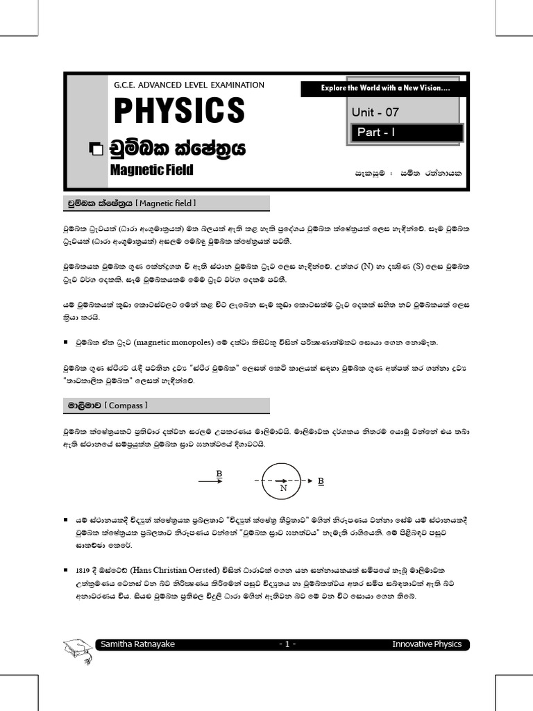 Understanding Magnetic Fields in Physics | PDF | Physical Quantities ...