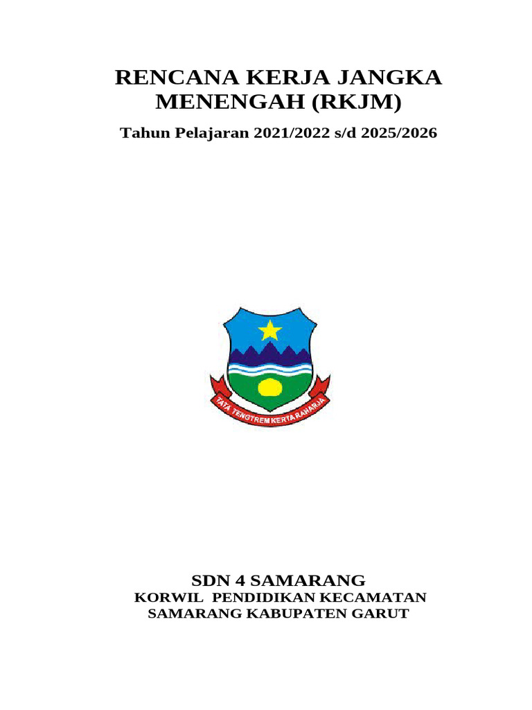 Contoh RKJM SDN 4 Samarang 2021-2026 | PDF