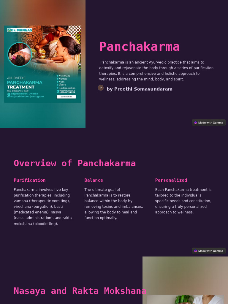 Pancha Karma | PDF
