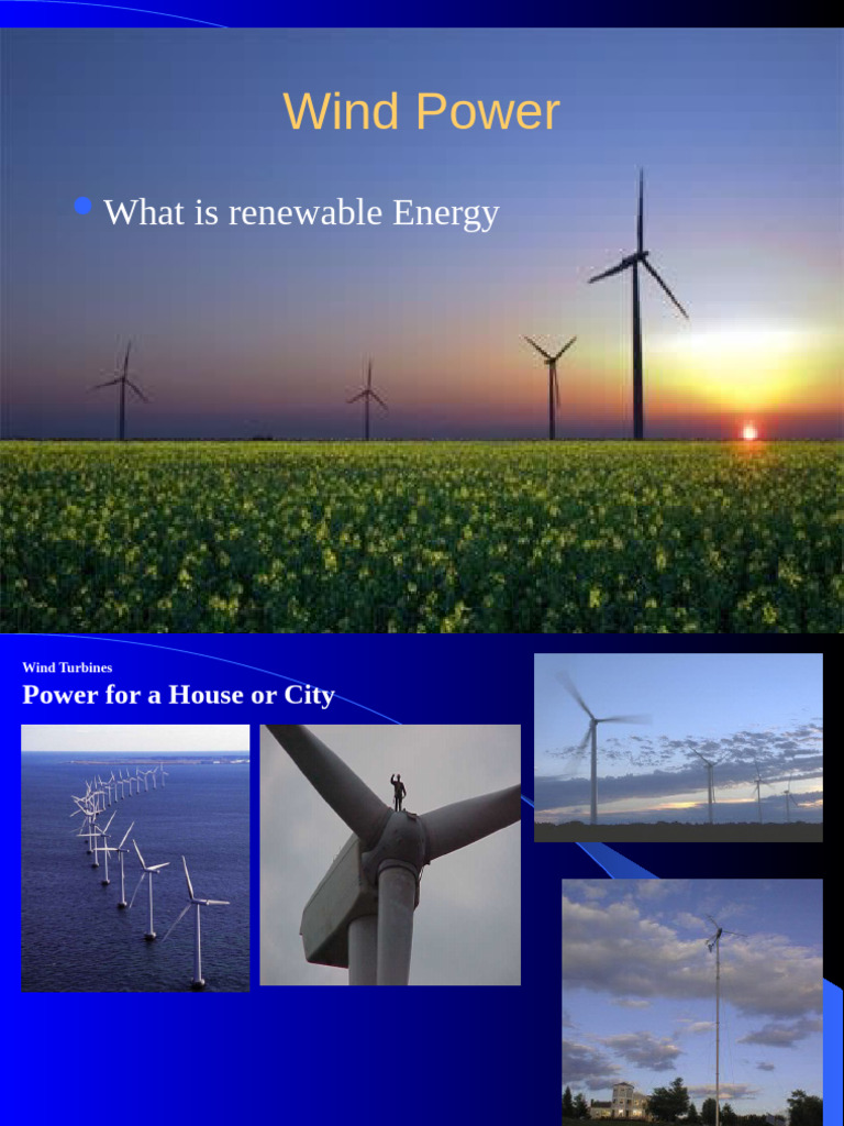 Understanding Wind Power and Turbines | PDF | Wind Power | Wind Turbine