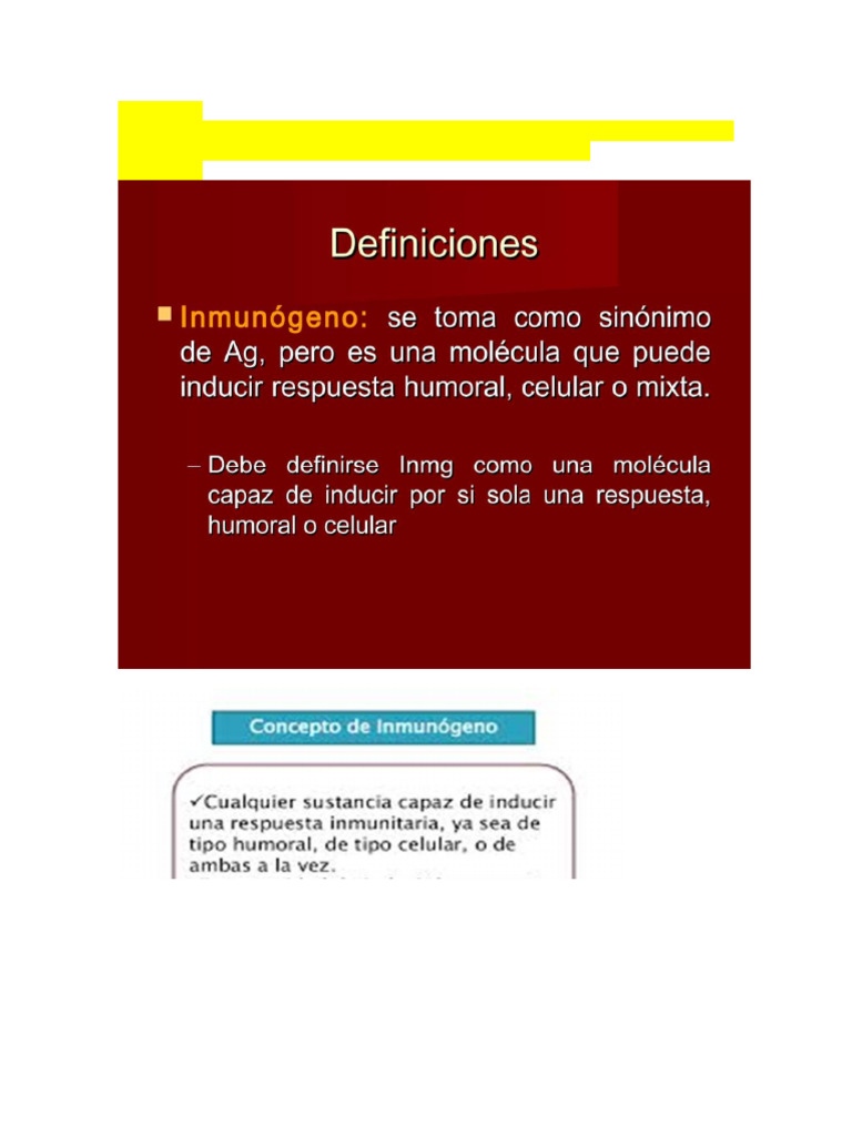 Análisis de Inmunógenos y Antígenos | PDF | Sistema inmune | Antígeno