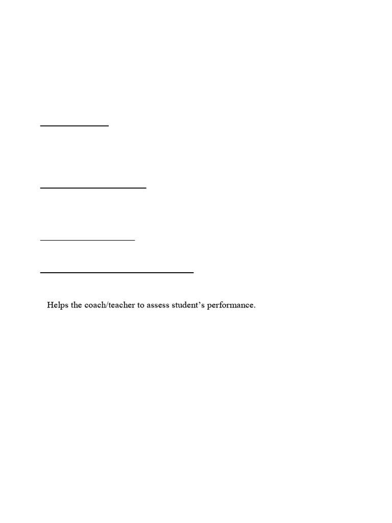 Importance of Testing in Physical Education | PDF | Teachers | Evaluation
