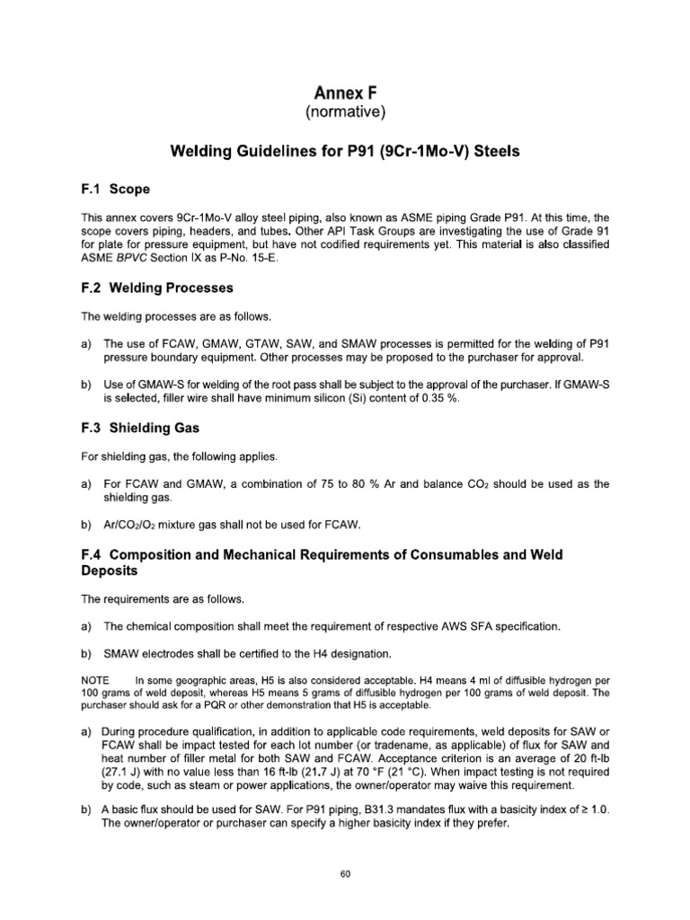 Welding Guidelines For P91 (9Cr-1Mo-V) Steels | PDF