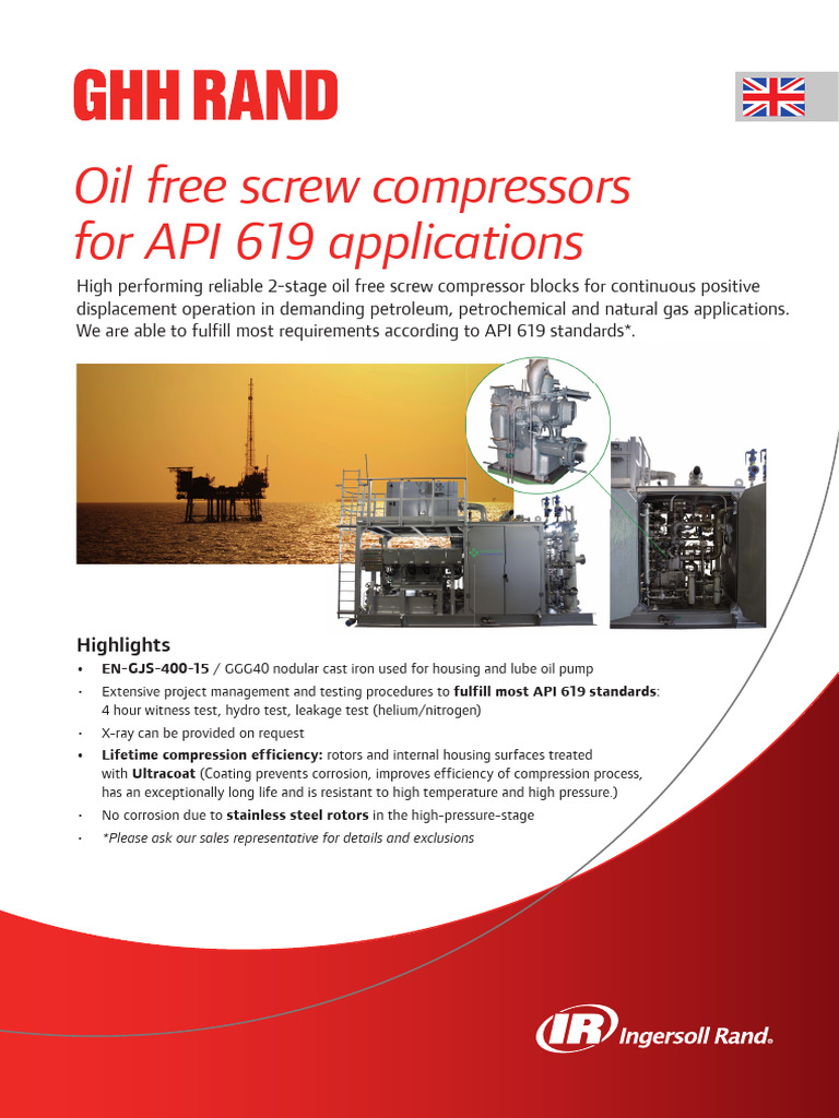 API 619 Compliant Oil-Free Compressors | PDF | Gas Technologies ...