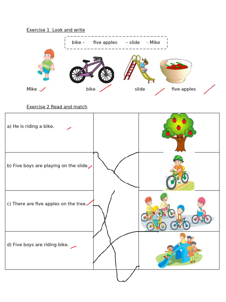 Beginner English Exercises for Kids | PDF