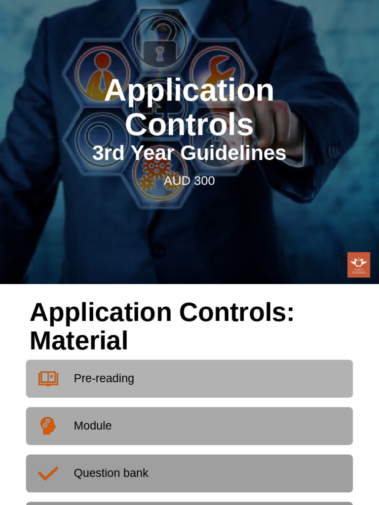 Application Controls Overview and Guidelines | PDF | Input/Output ...