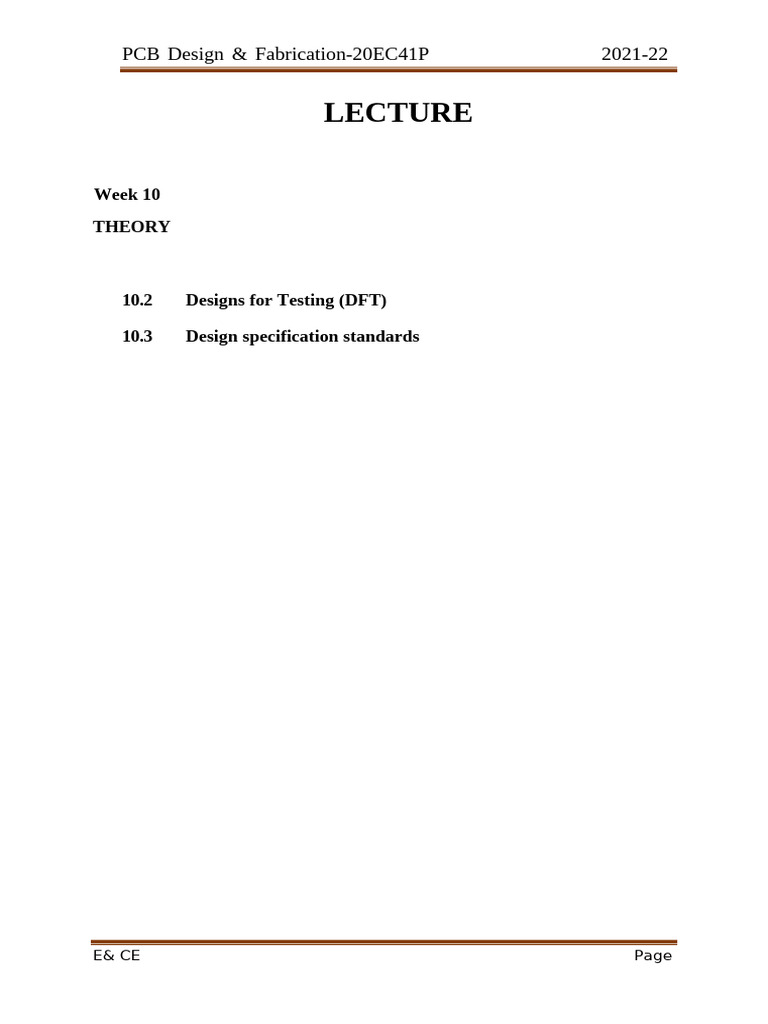 PCB Design: Testing & Standards Guide | PDF | Printed Circuit Board ...