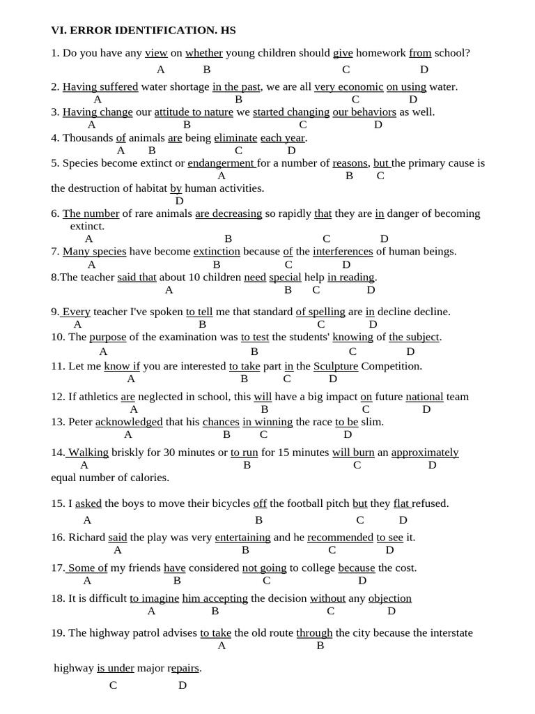 Common Grammar Errors in Writing | PDF
