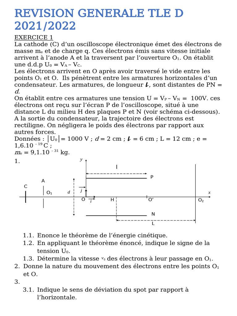 Gle Dec3 | PDF | Grandeur physique | Sciences physiques