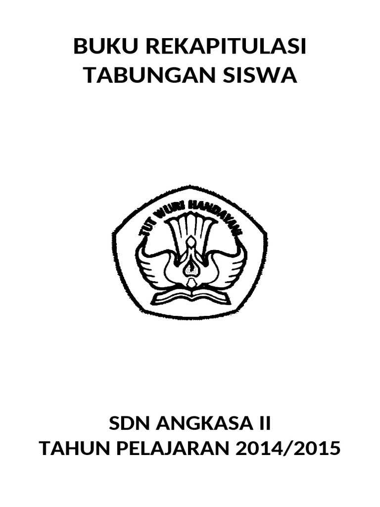 Cover Buku Rekapitulasi Tabungan Siswa | PDF