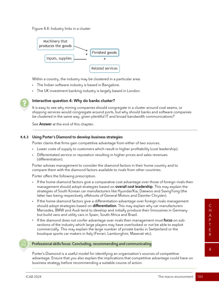 Industry Clusters and Competitive Advantage | PDF | Strategic ...