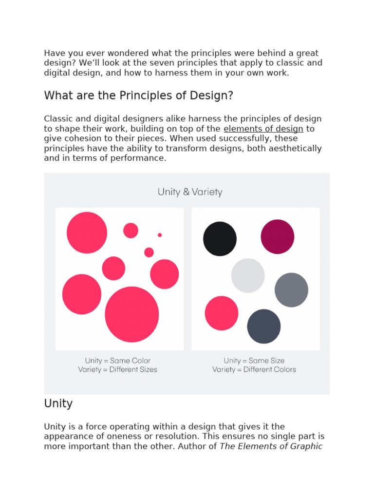 Princple Design | PDF | Art