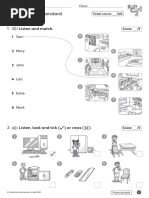 Kids Can 6 Unit 1 Test Guide | PDF