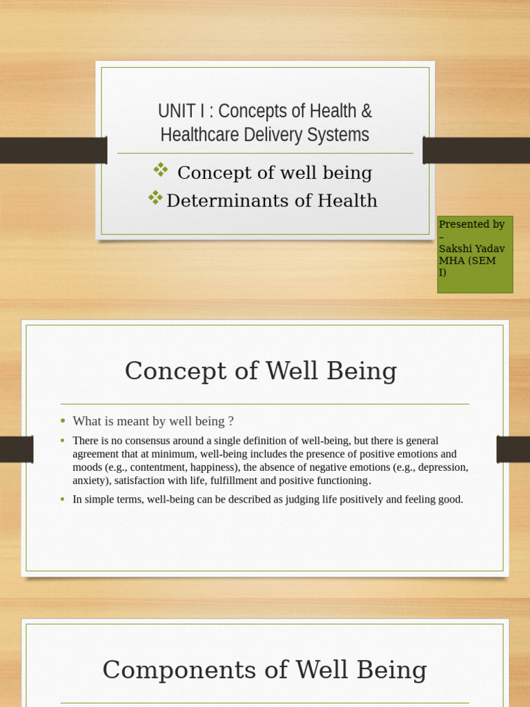 Determinants of Wellbeing Explained | PDF | Well Being | Quality Of Life
