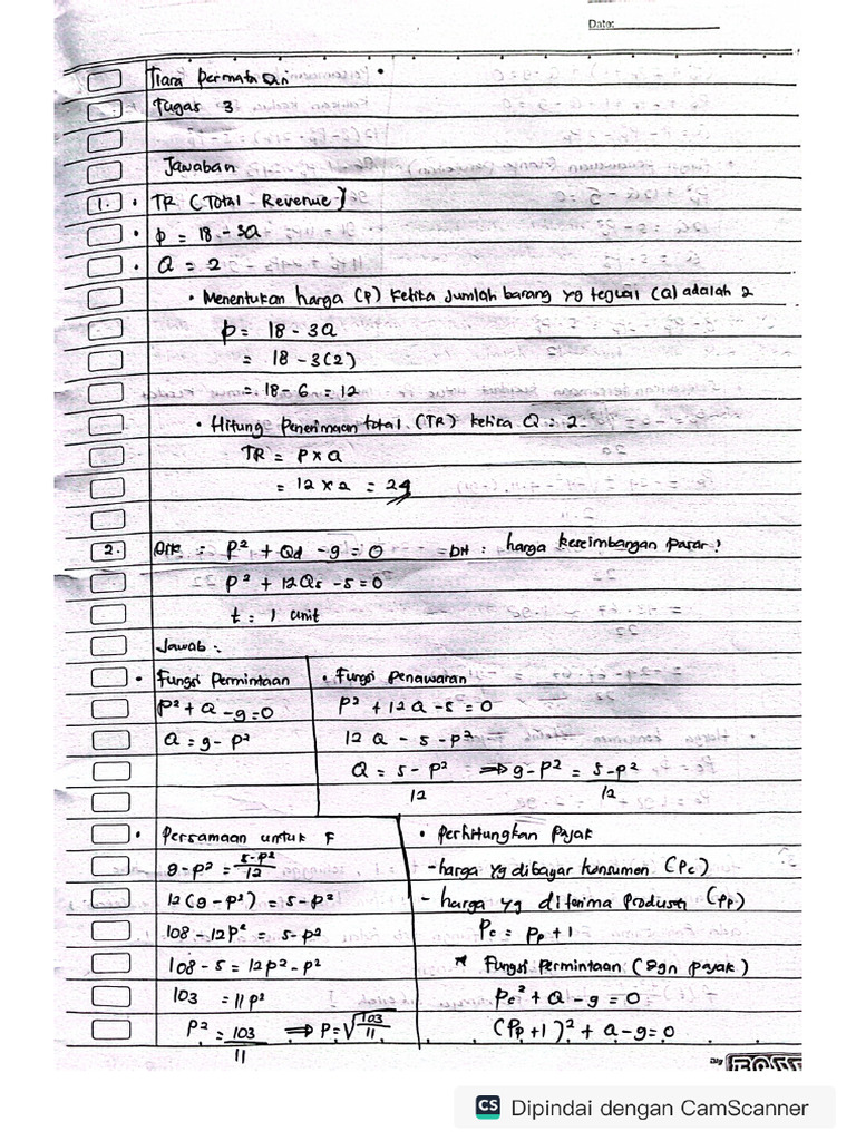 Tugas 3 Matematika Pdf