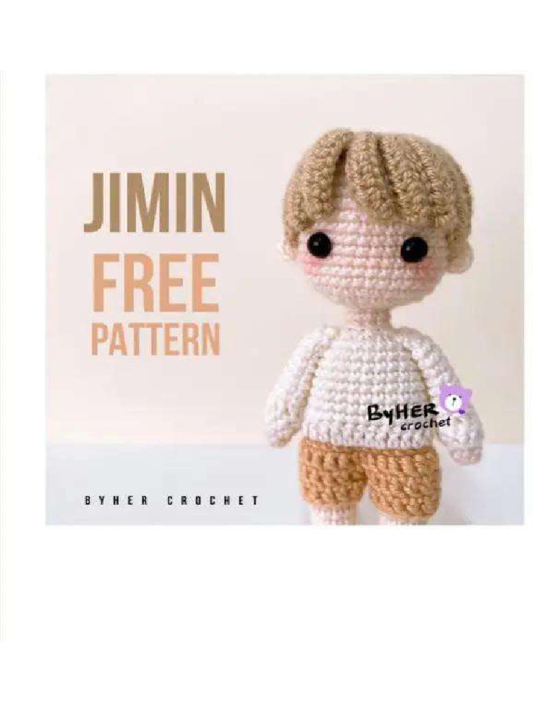 Jimin BTS - Crochet Pattern | PDF