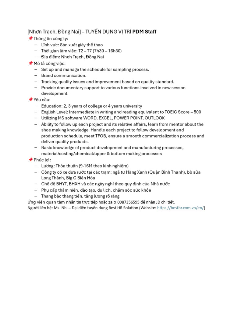 PDM Staff | PDF