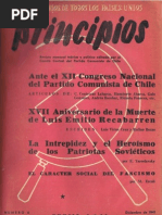 PRINCIPIOS N°6 - DICIEMBRE 1941 - PARTIDO COMUNISTA DE CHILE
