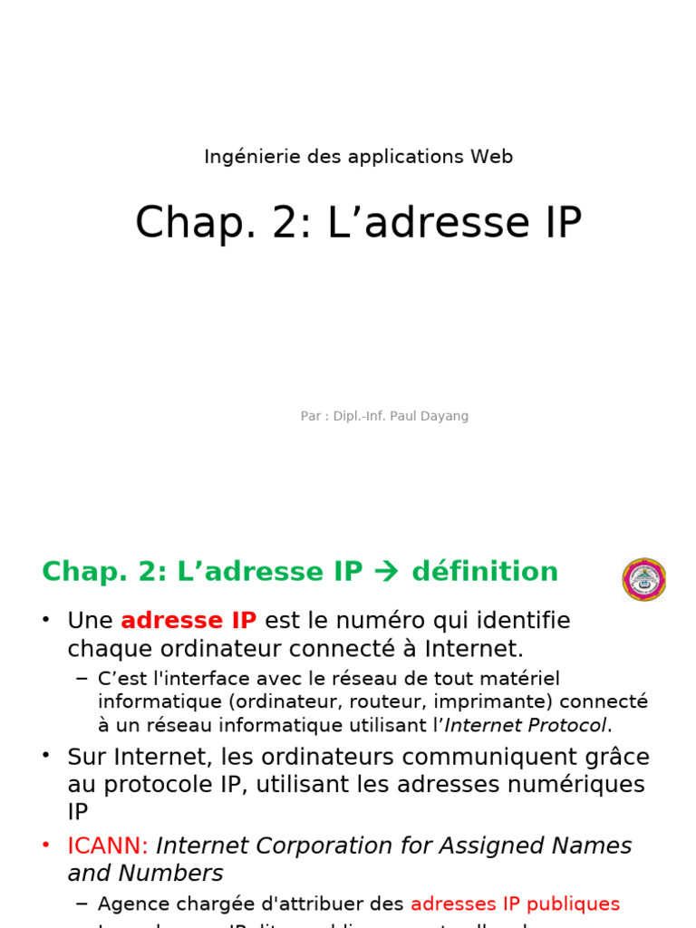Comprendre les adresses IP : IPv4 et IPv6 | PDF | Adresse IP | I Pv6
