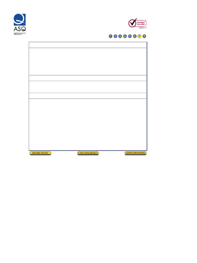 ASQ - Sample Exam-Percents | PDF