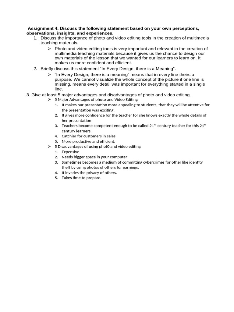 Assignment 4 | PDF