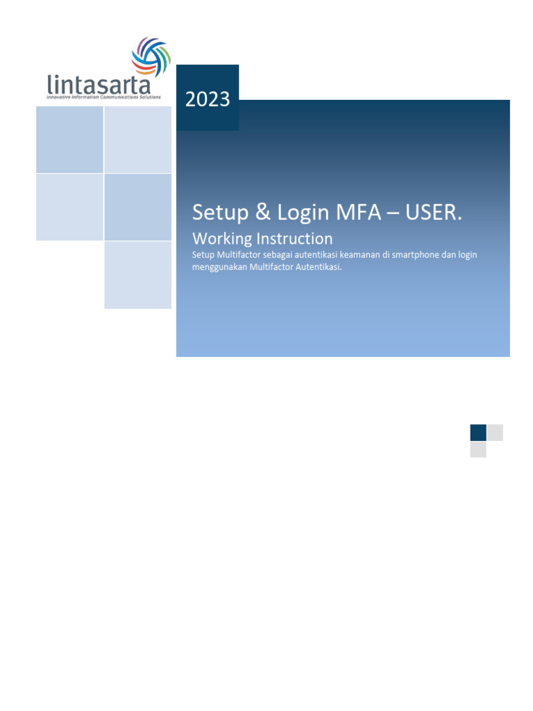 Panduan Setup MFA untuk Pengguna | PDF