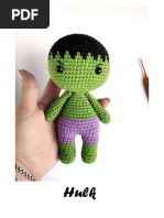 Amigurumi Hulk Toy Art Pattern | PDF | Crochet | Needlework